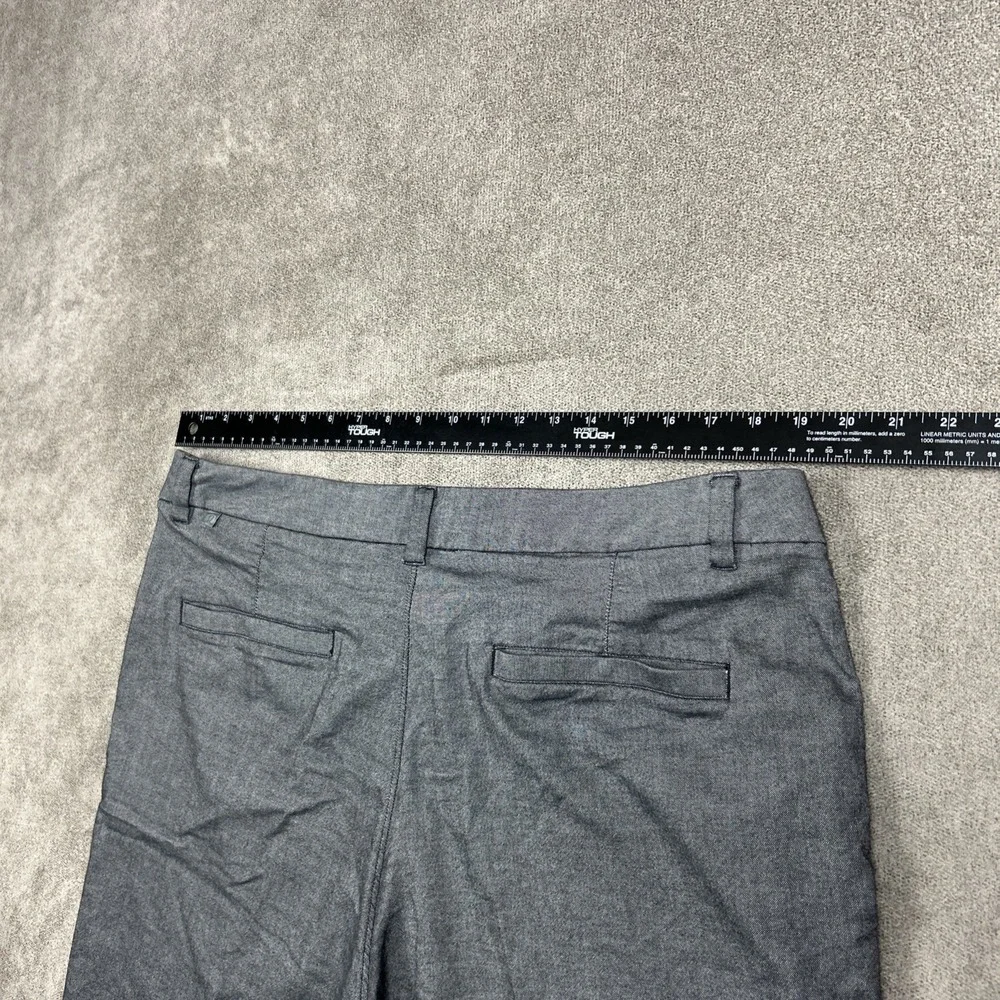 Lululemon Commission Shorts Mens 38 x 11 Gray Chambray Chino Casual Summer Logo
